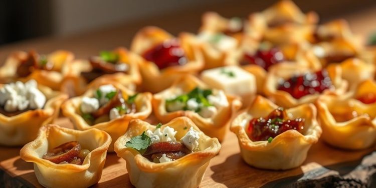 przekąski na imprezę z ciasta francuskiego