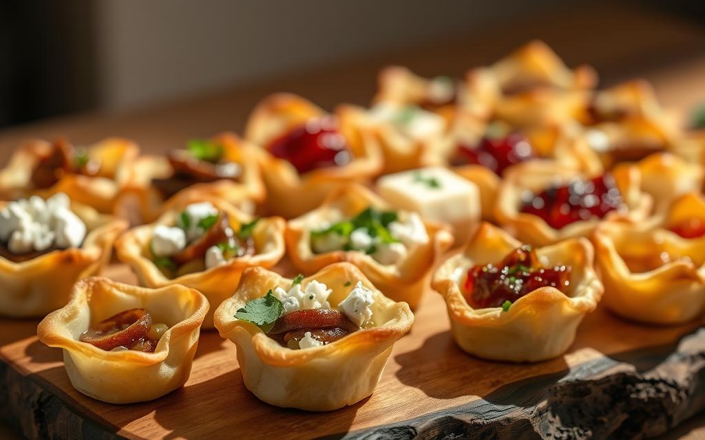 przekąski na imprezę z ciasta francuskiego